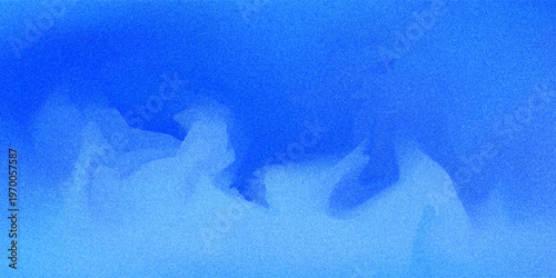 Abstract smooth blue noisy, grainy vector gradient background