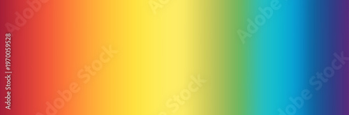 Vibrant rainbow gradient background with soft blur effect. Modern abstract spectrum featuring vivid colors from red to purple, perfect for digital design templates and creative wallpapers.