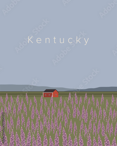 Kentucky America poster, banner, postcard