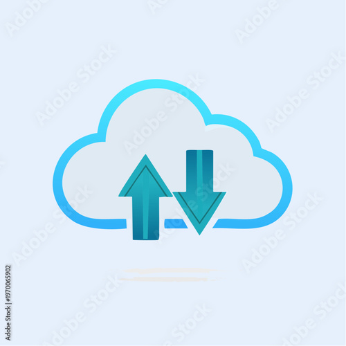 Cloud Upload Download Icon