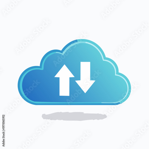 Cloud Upload Download Icon