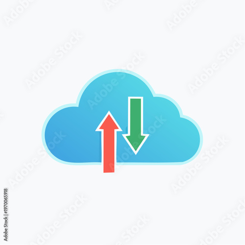 Cloud Upload Download Icon