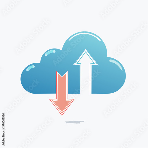 Cloud Upload Download Icon