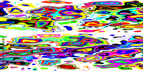 vibrant psychedelic liquid waves flowing through a surreal neon dreamscape with dynamic abstract contours and hypnotic fluid patterns