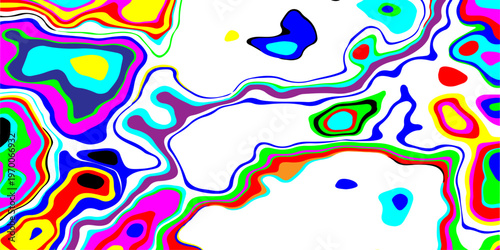 vibrant psychedelic liquid waves flowing through a surreal neon dreamscape with dynamic abstract contours and hypnotic fluid patterns