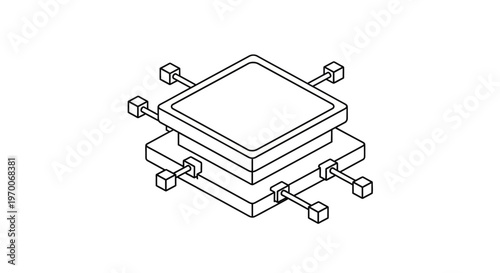 Detailed Microchip Electronic Component Design.