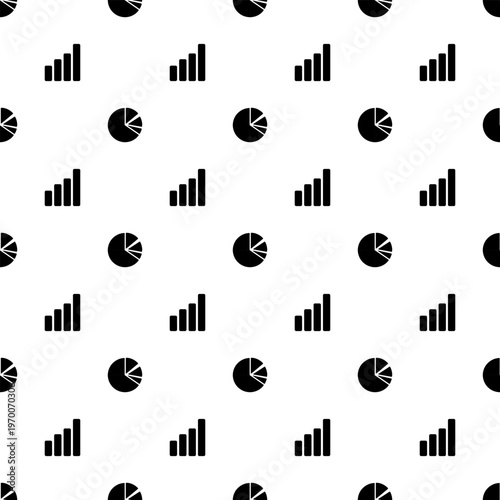 Dense business icons pattern charts modern layout