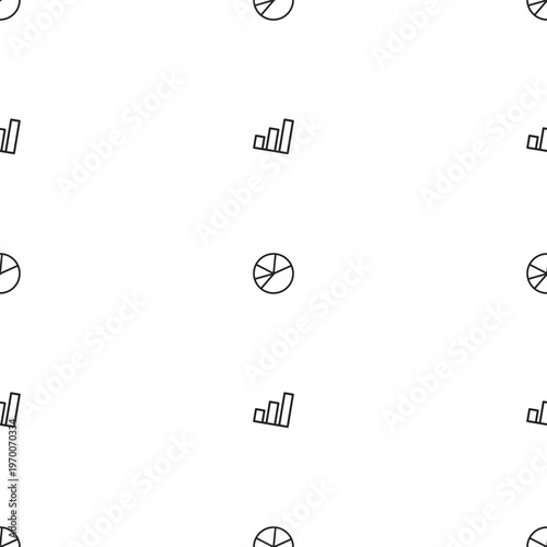 Sparse business chart pattern minimal clean design