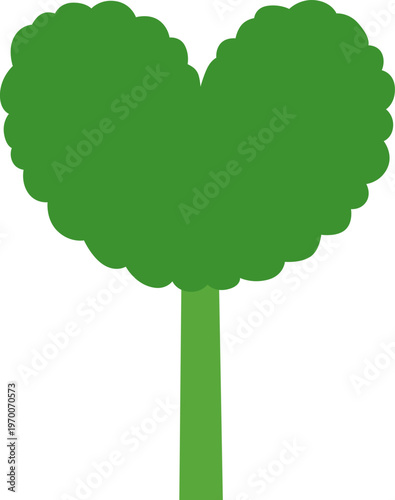 heart shaped tree