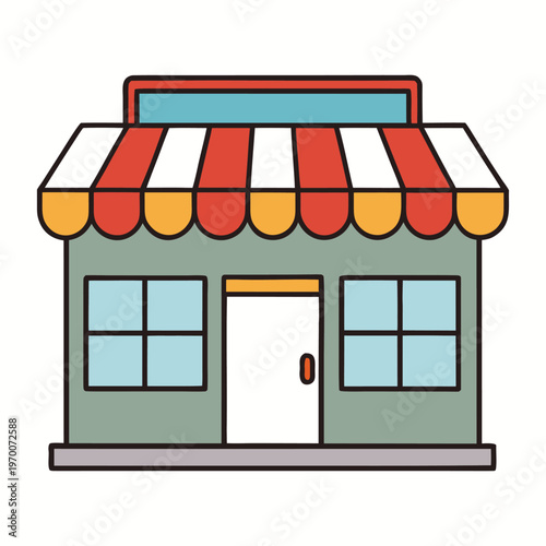 Elegant boutique storefront with a large glass window displaying stylish fashion pieces, warm lighting, and inviting modern design that attracts shoppers passing by on the street.!
