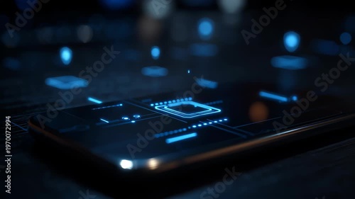 Digital shield with padlock icon symbolizing online security and data protection