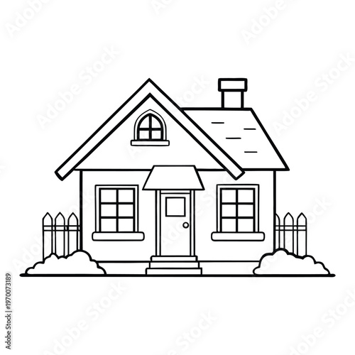 A weathered suburban cottage with faded paint, creaky wooden shutters, and a mossy roof, nestled among overgrown bushes, whispering stories of time, comfort, and quiet nostalgia.
