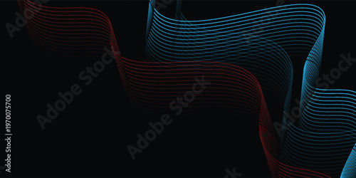 Royalty-free abstract blue orange background. High quality image. Light leaks. Can use overlay. VECTOR CURVE WAVE BCKGROUND EPS10