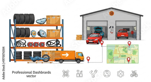 Two yellow sunflower blossoms with green leaves and stems isolated on a white background with numerical labels for botanical study