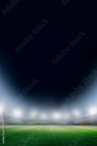 Flutlicht in einem Fussballstadion