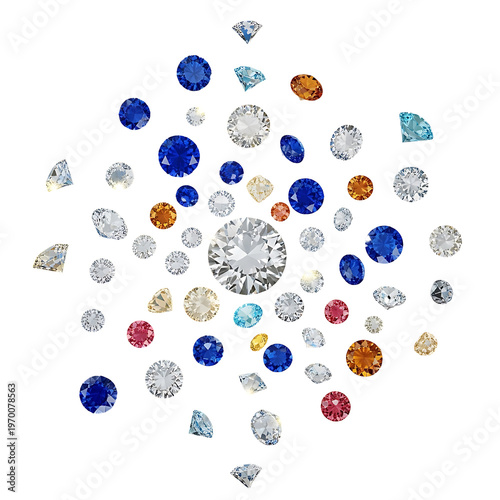 set of abstract blue and white background