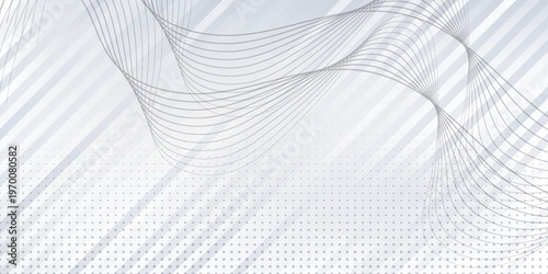 Abstract flowing lines and geometric patterns a clean vector illustration with subtle gradients and textures perfect for modern design and technology concepts