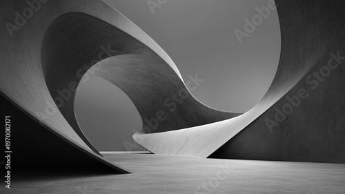 Adaptability concept, flexible flowing form adjusting smoothly around rigid shapes, contrast between soft and hard materials, modern corporate aesthetic