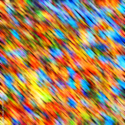 Colorful diagonal motion blur background rainbow streak texture