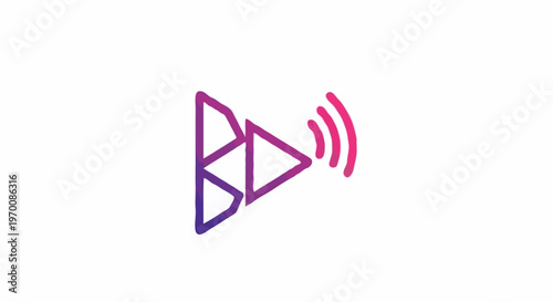 vector illustration of an abstract symbol