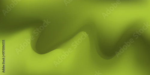 Olive green color gradient background texture. Abstract curved pattern shape gradation design illustration for artwork, wallpaper, template, banner, gradien mash modern desain