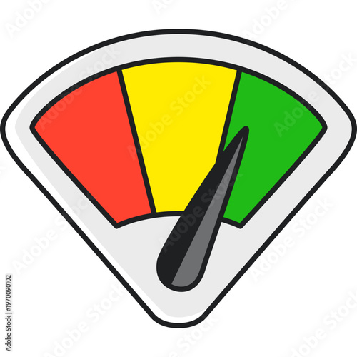 Speedometer Vector Illustration