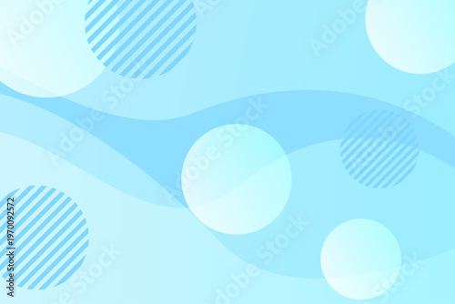 ポップな水色の背景