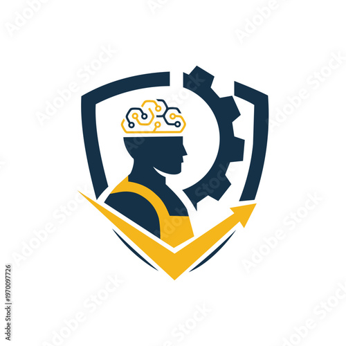 Vector illustration of a businessman in a suit and a policeman in uniform holding a dollar sign and a cigarette, featuring cartoon characters and icons of people at work