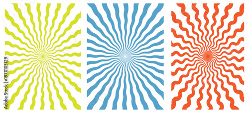 Foto Swirl Retro Groovy Pattern