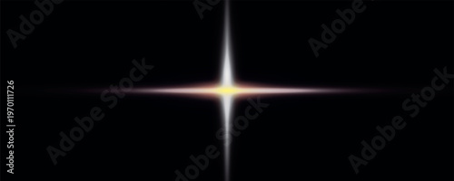 Red light trail element. Glowing neon speed line wave. Hot fire color luminous curved path concept. Abstract bent dynamic motion stripes. Bright fiery streaks for poster, banner, flyer. Vector