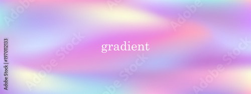 Bright, smooth rainbow nacre mesh gradient background