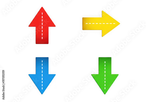 Four arrows pointing in different directions