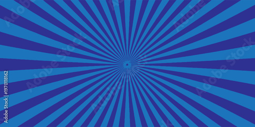 Retro-inspired abstract background featuring a classic sunburst pattern with radial rays in varying chocolate brown and tan tones. esp10