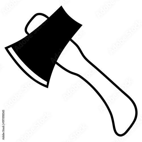 axe icon vector illustration