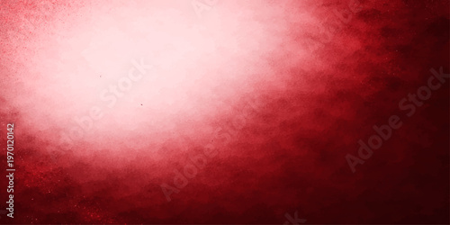 A dark aged red grunge background featuring a vintage rough paper texture with blank pink and purple design patterns for a retro wall backdrop illustration