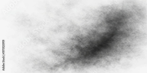 A dark grunge texture featuring white fur patterns against a black and white background with swirling smoke and mist