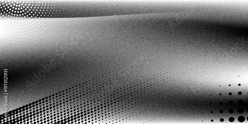 Hexagon halftone gradient texture. Abstract black grunge background. Geometric retro halftone tech overlay. 