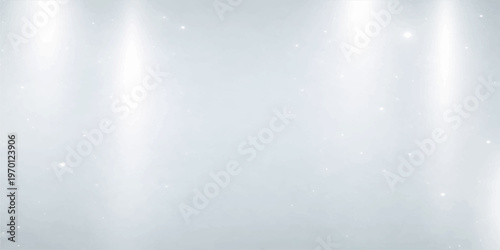 Abstract light blue bokeh background with a brushed silver metallic texture and shiny stainless steel surface pattern