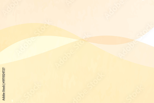 シンプルな黄色の水彩風和風抽象背景デザイン