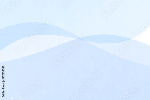 シンプルな水色の水彩風和風抽象背景デザイン