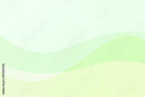 シンプルな緑色の水彩風和風抽象背景デザイン