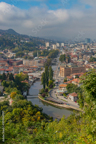 Sarajevo city view