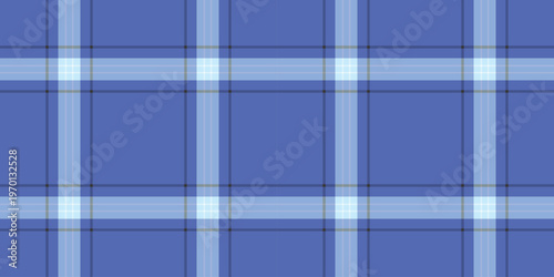 Multicolor check pattern fabric, cultural background texture vector. Pyjamas seamless textile plaid tartan in blue and light colors.