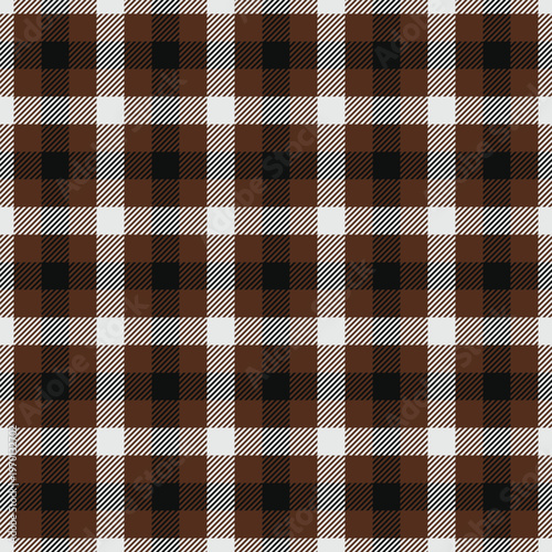Cut out tartan textile check, backdrop texture plaid pattern. Christmas fabric vector background seamless in orange and sterling silver colors.