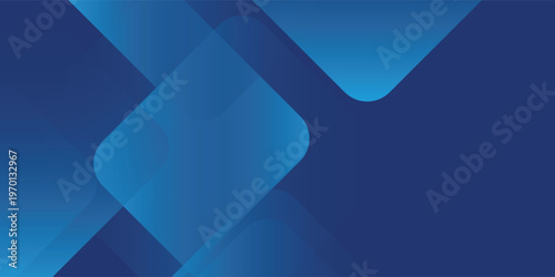 Abstract blue background with glowing geometric lines. Modern blue gradient square shape design. Futuristic technology concept. Suit for brochure, corporate, website, poster. vector eps10