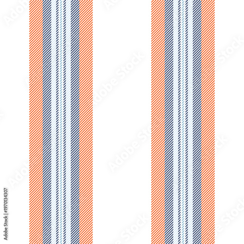 Fmerican stripe pattern vertical, customized seamless lines background. Bndustrial vector fabric textile texture in white and bright colors.