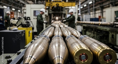 Ammunition Production Line with Cylindrical Shells