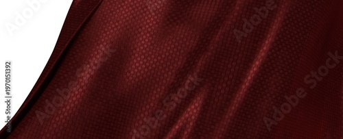 Close-up of a burgundy fabr...