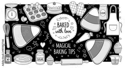 Magical baking tips and tools for making sweet treats with love baked kitchen utensils cupcake