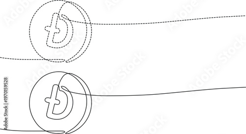 Two diagrams illustrating the concept of light refraction through a spherical boundary Vector